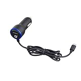 セイワ(SEIWA)携帯電話アクセサリー DCチャージャーMUQ2 QC3.0仕様 ブラック×メタルブルー microUSB端子D433