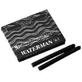 ウォーターマン【WATERMAN】カートリッジインク カートリッジSTD23（８本入） ブラック S2270210