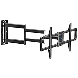 MOUNTUP テレビ壁掛け金具 大型 テレビアーム 42～75インチ アーム延長 耐荷重35kg 移動式 tv壁掛け 上下＆左右＆前後調節可能 VESA最大600×400mm対応 フルモーション式 かべかけ金具 MU0057-L-07