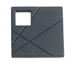 Atlas Homewares 251R-BL 1-1/2-Inch The Moderns Collection Modernist Square Knob - Right, Black [並行輸入