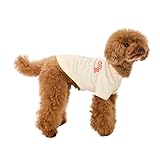 MANDARINE BROTHERS マンダリンブラザーズ パフィーロゴクールTシャツ PUFFY LOGO COOL TEE 犬 服 クール 夏服 防虫 アイボリー XL