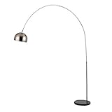 フロアランプ、金属リビングルームベッドルームベッドサイドランプフロアランプシルバー