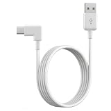 USB Type C ケーブル L字 3m 1本セット Suptopwxm 2A急速充電 USB C ケーブル USB2.0規格高速データ転送 スマートフォン・タブレット・ゲーム機などのUSB Cポートを搭載したデバイスに対応 (ホワイト) (3m)