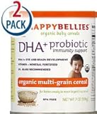 Happy Family オーガニック マルチグレイン 赤ちゃん用 シリアル(7oz x 2個)[海外直送品]
