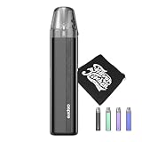 【SE】Aspire Flexus SE POD Kit｜アスパイア フレクサス エスイー｜大容量1300mAh＆2A急速充電｜定評あるAFメッシュコイル採用｜FlavorKitchenミニポーチ付属｜VAPE ベイプ 電子タバコ スターターキット (Midnight Black)