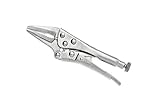 SE 9866LP 4-3/4 Mini Self-Locking Long Nose Plier with Quick-Action Release by SE