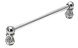Carpe Diem Hardware 797-24 Acanthus with 12-Inch O.C. Long Pull, Platinum [並行輸入品]