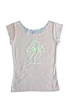 フラダンス用レッスンTシャツ（花柄） (L, ピンク)