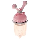 Baoblaze 全3色 赤ちゃん離乳食フィーダー おしゃぶり 離乳期からの離乳食フィーダー 栄養摂取 - ピンク