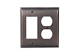 Amerock BP36511ORB Candler 1 Rocker 2 Plug Wallplate, Oil-Rubbed Bronze [並行輸入品]