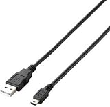 [T-5411190]エレコム　ＥＵＲｏＨＳ指令準拠エコＵＳＢ２．０ケーブル１．５ｍブラック U2CJM15BK