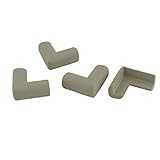 uxcell コーナークッション　コーナーガード　コーナーパッド　コーナーカバー 保護 バンパー クッション 家庭用品 テーブル 引き出し キャビネット　プロテクション　クッション グレー 4 個入れ