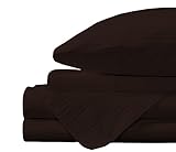 ベビーベッドフィットシート – 100 %オーガニックコットンは6インチ – For Cribと幼児用マットレス – by Rajlinen Mini Size(2 PCS) ブラウン crib-ch