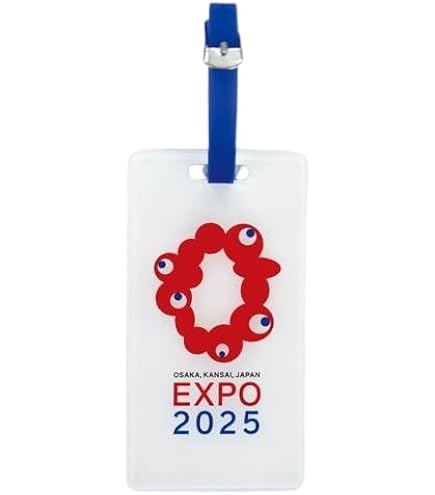 匿名発送　袋付きエドウィンミャクミャク　大小セット Amazon.co.jp: ミャクアクリルネームタグ L ミャクミャクロゴ