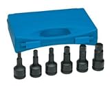 Grey Pneumatic 8096H 0.75 in. Drive 6 Piece Hex Driver Set