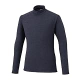 [ミズノ] トレーニングウェア ストレッチフリースハイネックTシャツ（長袖） 32MAC542 メンズ オデッセイグレー M