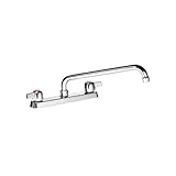 Krowne Commercial Series 8" Center Deck Mount Faucet, 16" Spout, Low Lead 13-816L [並行輸入品]