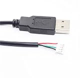 Moechando 端子付きUSBケーブル USB側：Aタイプオス・Aタイプメス （入荷予定あり） (USB側：Aタイプオス, 端子側：PH2.0mm4P)