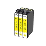 【siphon】 IC50 インクカートリッジ 互換 インク 3本セット 3Y イエロー 大容量 増量/残量表示/個別包装/2年保証