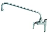 T&S Brass B-0156-CR Add-On-Faucet with Ceramic Cartridge and 12-Inch Swing Nozzle [並行輸入品]