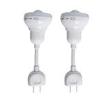 IMINOVO、センサーライト、PIRモーションセンサーLEDナイトライト、柔軟なゴムGooseネック誘導角度を簡単に変更、プラグの壁、作業に自動的に。Humanボディセンサーコントロールランプ グリ
