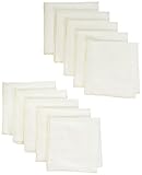 ファブリックプラス 赤ちゃん用ガーゼハンカチ レインボーシリーズ日本製 28×28cm 10枚入り マスタード(無蛍光) 綿100%