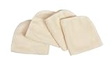 American Baby Company 4-Pack 100% Organic Cotton Terry Washcloths, Ecru by American Baby Company [並行