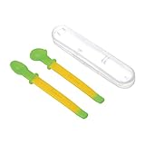 Simba Heat Sensing and Color Changing Feeding Spoon Set, Green by Simba