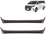 DodoxDIY 適用 新型 アルファード40系 ヴェルファイア 40系 カスタム アクセサリー パーツ 専用車種 室内装 用品 グッズ インテリア バックシートハンドルトリム ガーニッシュ パネル カバー 艶消木目調ブラウン