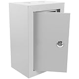 DOITOOL 電気ボックス 電源ボックス 屋外 屋内 鍵付き ボックス 壁掛け 防雨 防水 20x14x3cm ジャンクションボックス 分配 アルミ ボックス 金属 電子機器 ケース 電気 ボックス ケーブル ケース 電子機器 壁 吊り下げ ブレーカー ボックス 防水 防水 ケース ボックス