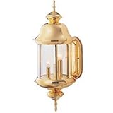 Boston Harbor BRT-8701-PB Outdoor Lantern, Polished Brass by Boston Harbor