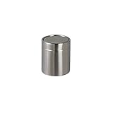 ダルトン(Dulton) ダストビン タンボール 1L クリーンでクールなコンパクトタイプ ステンレス 卓上ふた付きゴミ箱 高さ140mm 直径120mm K555-527ST
