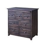 マボガニー チェスト7D 幅78cm 天然木 木製 収納 タンス たんす 衣類 洋服 整理 リビング 新生活 引っ越し おしゃれ シンプル ダークブラウン