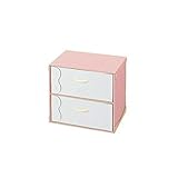 クラフトチェスト／ ピンク Ｂ／２段チェスト