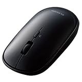 エレコム ワイヤレスマウス Bluetooth Slint M-TM10BBBK EC 薄型 静音 4ボタン プレゼンモード機能付 Wind