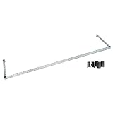 ルミナス ポール径25mm用パーツ 補強パーツ コの字バー 幅180 (幅182.5Ｘ奥行46cm) [スリーブ付] NTR1845KWB