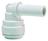 John Guest Speedfit PP220808W 1/4OD Stem - 1/4OD Plug-In Elbow, 10-Pack [並行輸入品]