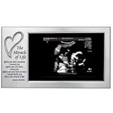 Just Arrived Silver-plated Sonogram Photo Frame by Cathedral Art [並行輸入品]