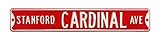 Stanford Cardinal Ave 36 "スチールStreet Sign