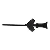 Perfk テストフッククリップ　電子　テスト　ゴールドメッキ　シングル　プローブ　SMD IC　全2色 - 黒