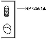 デルタrp72561 Cassidy切替弁セットスクリューとボタン、 RP72561SS 1