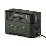 TILTA LP-E6 LP-E6N LP-E6NH バッテリー 4連充電器，For Canon EOS R/EOS 6D/EOS 60D/EOS R6 Mark II/EOS 80D/EOS 90D/EOS 5D Mark IV/EOS R5/EOS R6 などに対応, USB-C 急速充電/45W 電源/状態表示灯/4スロット - グリーン TBC-E6-GN