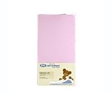 DK Small Moses Basket Fitted Sheet (Pink) by DK Glovesheets