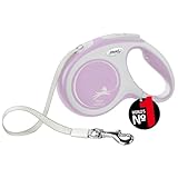 フレキシ (flexi) ニューコンフォート テープ M(25kg未満) 5m ローズ [犬用リード]