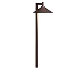 Kichler Lighting 15800BBR27 Ripley 4W 2700K Design Pro LED 12V Path & Spread Landscape Fixture, Bron