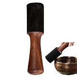 シンギングボウルレザースティック ハンドメイド チベット仏教 瞑想 シンギングボウルレザーマレット 1個入り