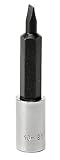 Armstrong 10-801 1/4-Inch Drive Scredriver Socket 3/16-Inch x 1/32-Inch Tip [並行輸入品]