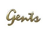 ドゥーブジャパン 欧州金物 サインプレート Gents P ポリッシュ SL155P 1個
