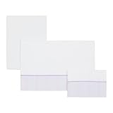 Cambrass Cot Flat Sheet (100 x 165 cm, Cami Pink, Set of 3) by Cambrass