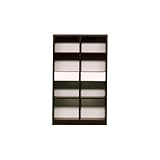 アルファタカバ シンプル書棚シリーズ レインボー80cm幅(M)ミドルタイプ ダーク